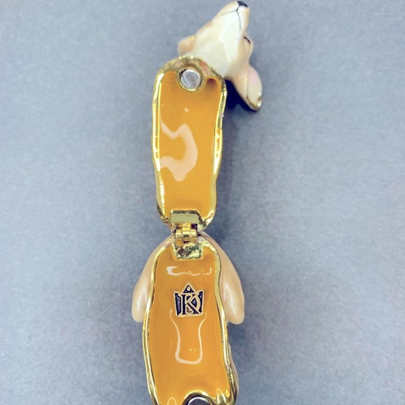 Kingspoint Design Jeweled Chihuahua Trinket Box.No Necklace. - Picture 6 of 8